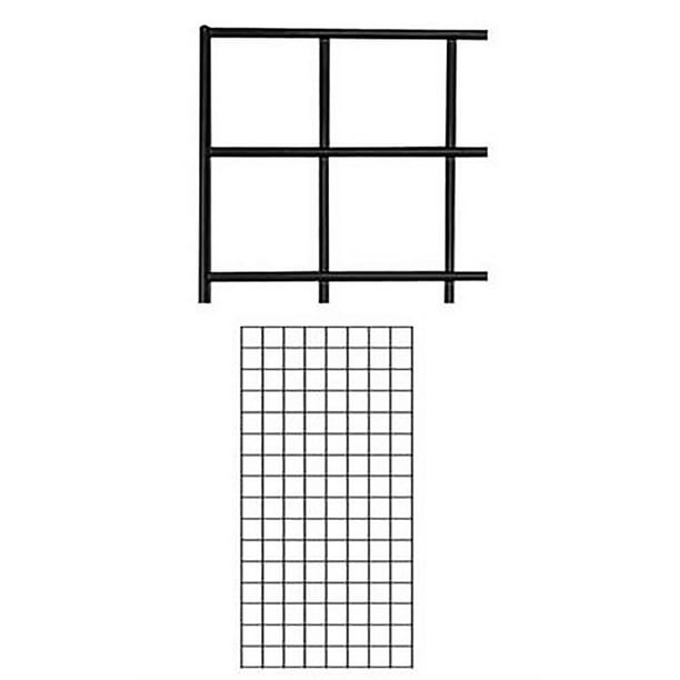 Double Wire-Grid Panel 24 x 84 Inches in White Case of 4 Double Wire-Grid Panel 24 x 84 Inches in White Case of 4